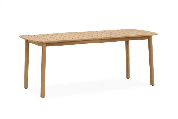 Mesa de exterior de acacia para 4 o 6 personas