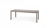 Mesa de aluminio con tablero DURELTOP de 85 x 140 extensible a 210cm