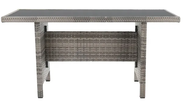 Conjunto de comedor exterior de ratán