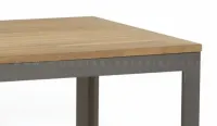 mesa de jardín sobe de teca 80x80