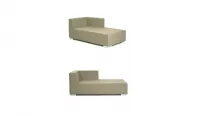 Chaise longe con medio brazo izquierdo