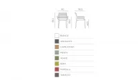 Sillón de polipropileno con opción de cojín