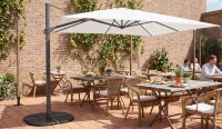 Parasol Hosteleria mástil lateral
