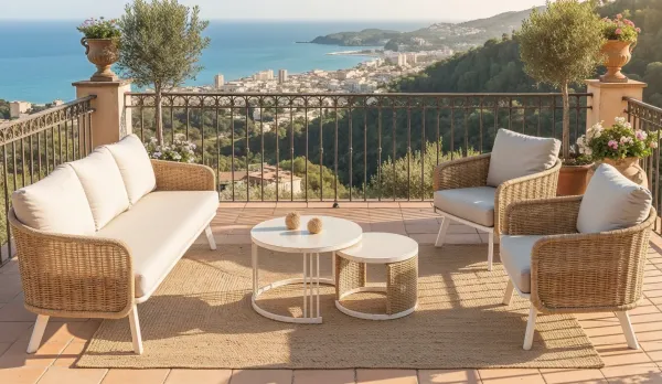 Set de aluminio con fibra sintética trenzada