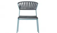 Silla trenzada con brazos