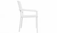Silla de aluminio exterior en BLANCO
