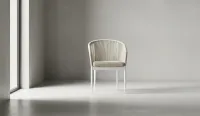 Sillón de aluminio en dos colores distintos