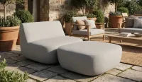 Sillón jardín Bellini 88 ancho X 98 cm. sin brazos