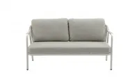 Conjunto de sofás y sillones de cuerda y mesa porcelánica