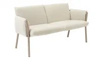 Sillón de acero individual con cojines desenfundables