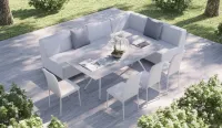 Sofá jardín comedor con brazo izquierdo 213 cm