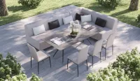 Sofá jardín comedor con brazo izquierdo 213 cm