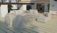 Sofá jardín respaldo alto "komfort" 2 plazas