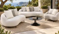 Set de 3 muebles (sofá modular + 1 sillón individual)