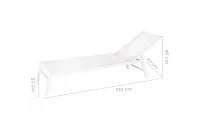 Tumbona de aluminio en oferta
